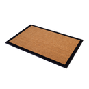 Black Border Coir Doormat