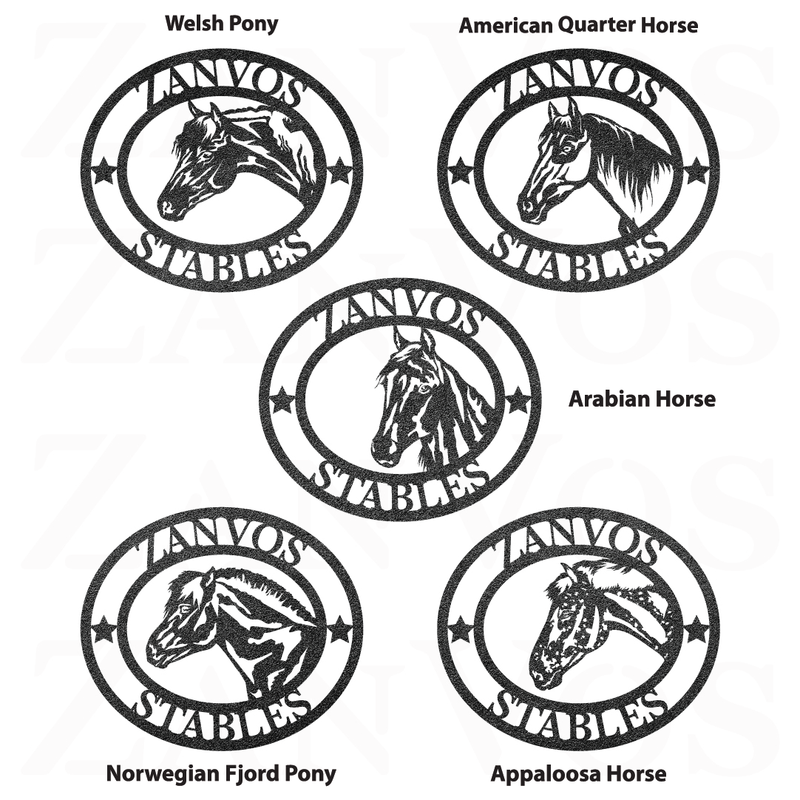 Horse Breed Monogram