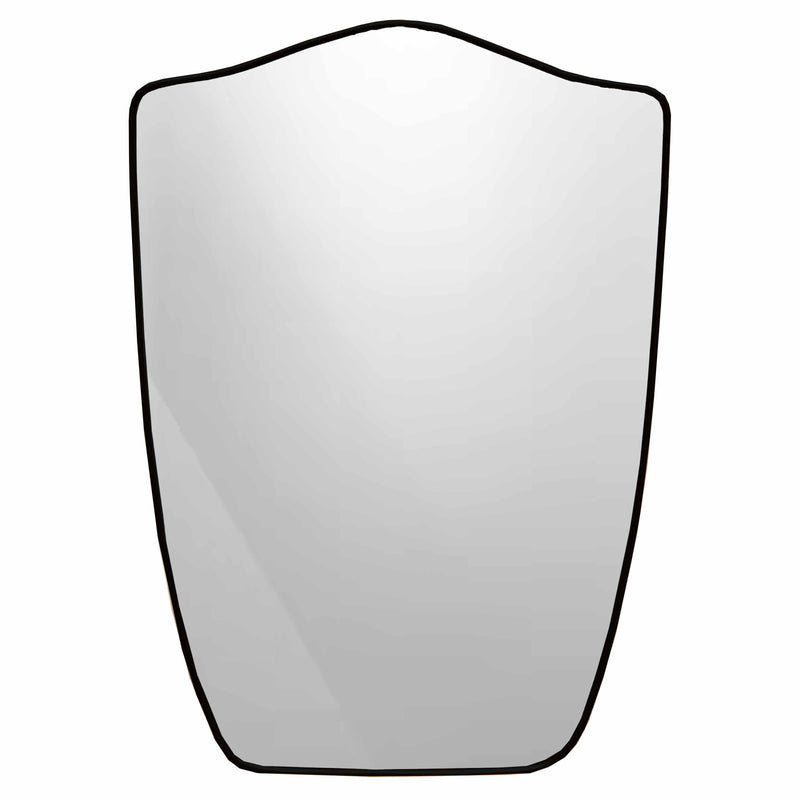 Shield Wall Mirror - Gio Ponti Style Brass Mirror