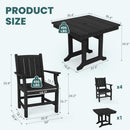 Corex HDPE Outdoor Dining Set, 6-Piece