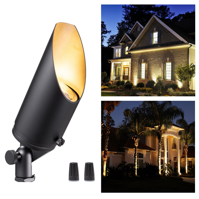 Gardenreet Stretchable Solid Brass Landscape Spotlight - Bronze/Black (2102)