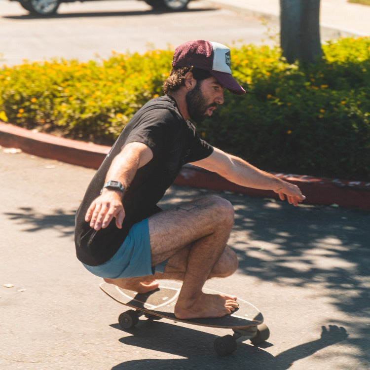Surfing Llama Black Tee - Organic Cotton, photo 5 of 9