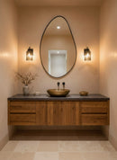 Black Asymmetrical Mirror - Aesthetic Wall Mirror