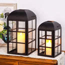 Set of 2 10.5&14''H Decorative Candle Lanterns
