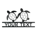 Two Turtles Monogram