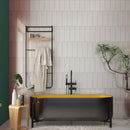 Blanc Glossy Subway Ceramic Tiles 4x12