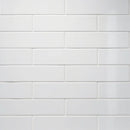 Blanc Glossy Subway Ceramic Tiles 4x12