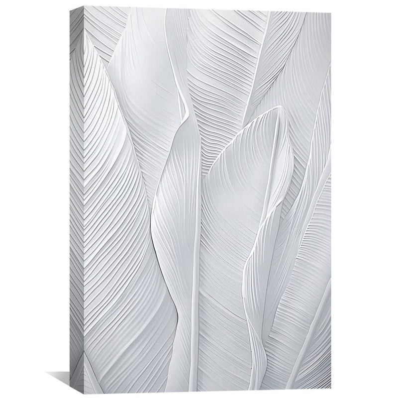 Blanc Leaf Canvas