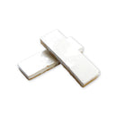 Blanc Niege Glossy Subway Zellige Tiles 2x6