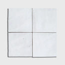 Blanc Niege Glossy Zellige Tiles 4x4