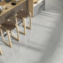 Blanco Marjinal Polished Marble Look Porcelain Tiles 12x24