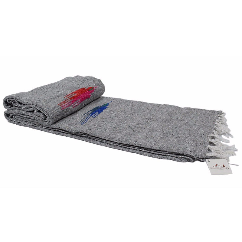 Heather Grey Baja Thunderbird Blanket