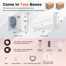 Blast Series 18000 BTU 19 SEER2 208-230V Mini Split Heat Pump by LJGDeals