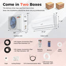 Blast Series 9000 BTU 17 SEER2 208-230V Ductless Mini Split Air Conditioner and Heater by LJGDeals