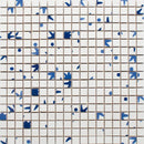Blau Glossy Der Vogel Colore Look Ceramic Mosaics 11 1/2x11 1/2