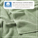 Cotton Textured Bath Towel Set - Acacia Collection by Great Bay Home