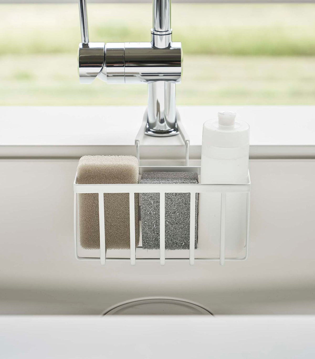 Faucet-Hanging Sponge Caddy - Steel, photo 2 of 15