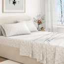 Turkish Cotton Flannel Sheet Set - Winter Floral Collection by Great Bay Home