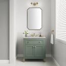 James Martin Chicago 30" Single Bathroom Vanity, Smokey Celadon