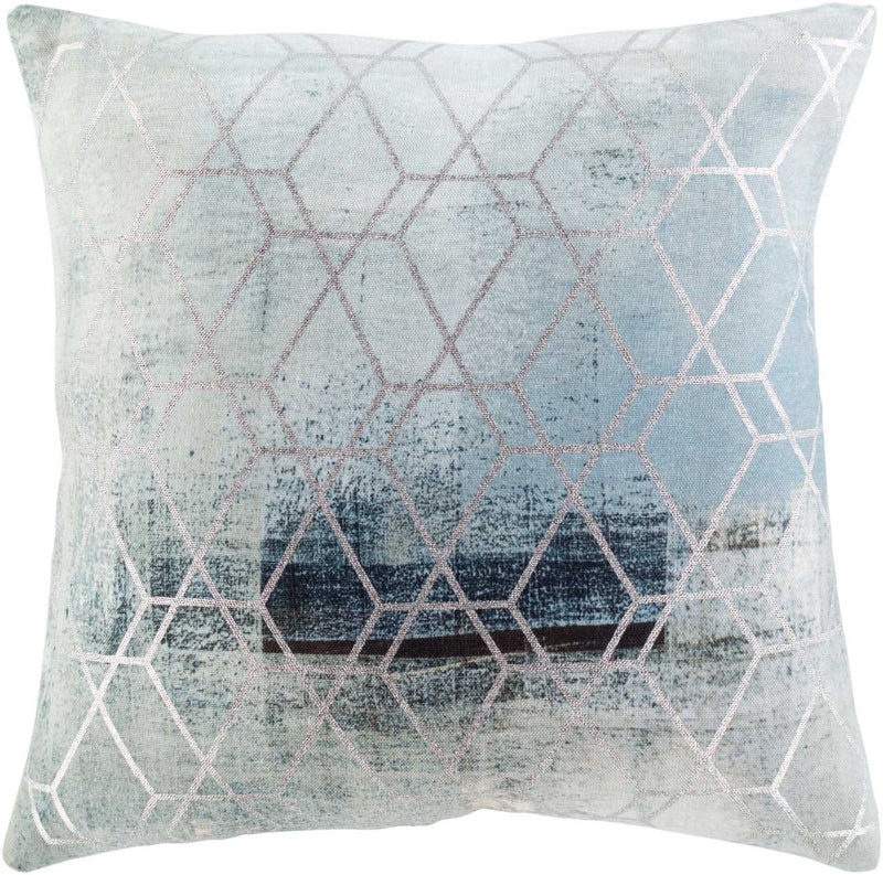 Boom Aqua Pillow Cover