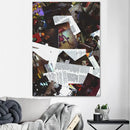 Modern blonde oceans poster prints bedroom framed album wall art