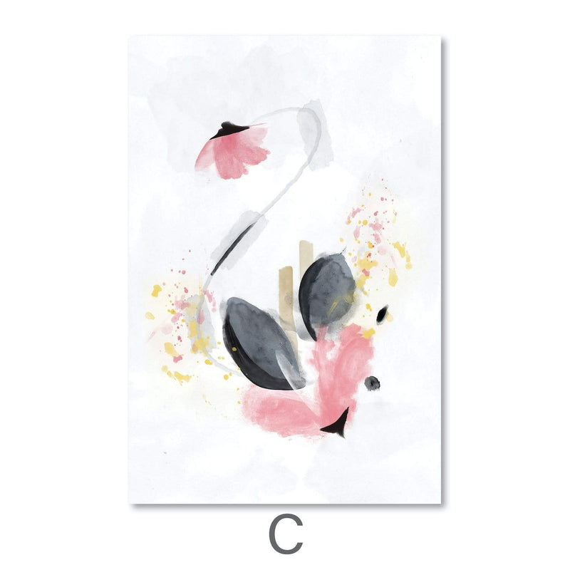 Blooming Abstract Canvas