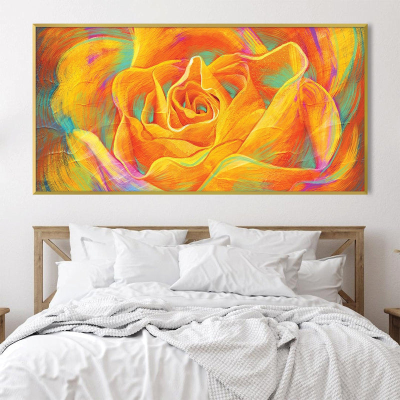 Blooming Orange Canvas