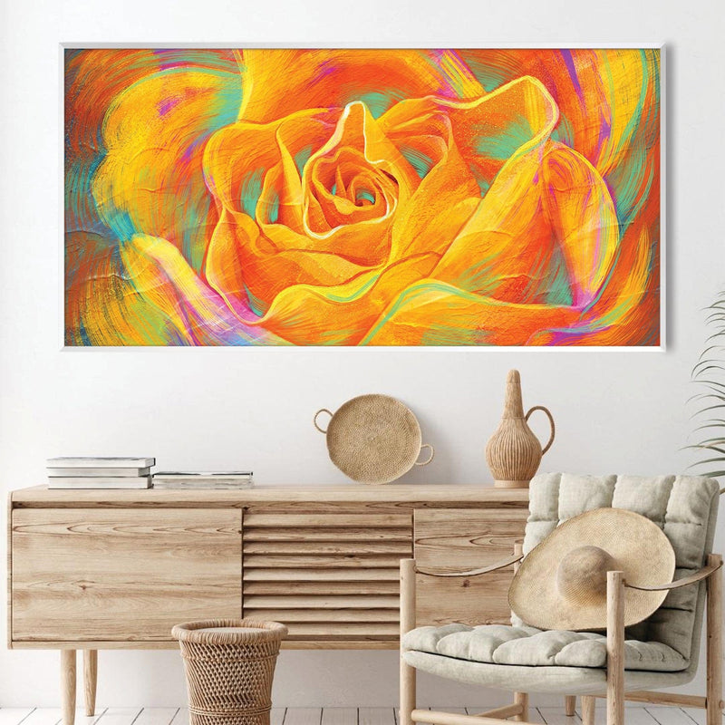 Blooming Orange Canvas