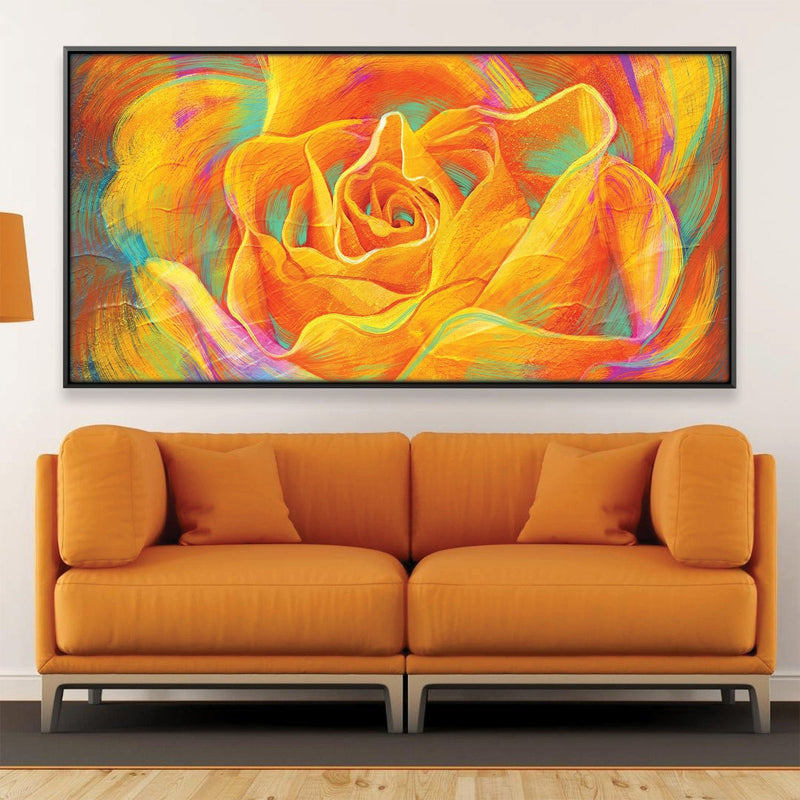 Blooming Orange Canvas