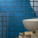 Blu Glossy Ceramic Tiles 4x8