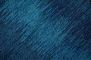 Ombre Blue 5x7 Abstract Wool Hand Knotted Southwestern Lori Rug | KNT37