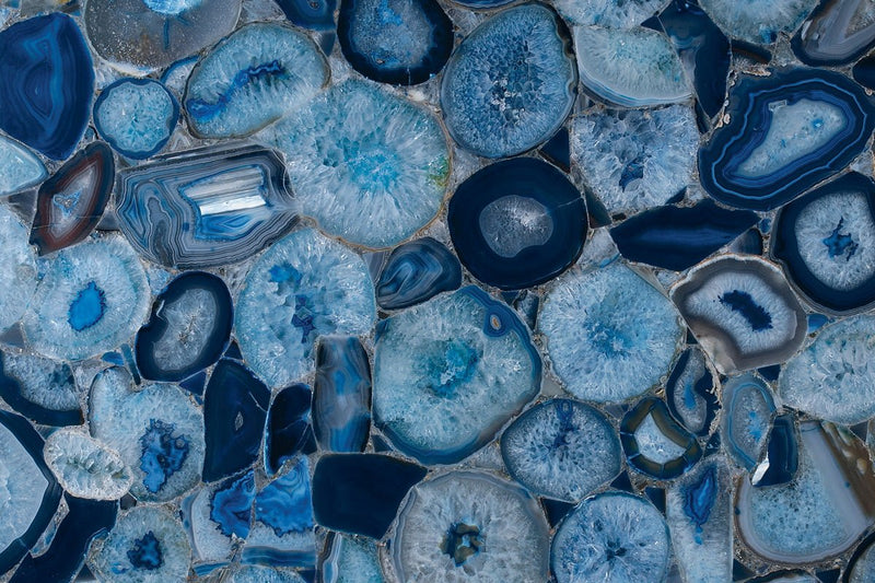 Blue Agate Precious Stone