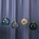 GobekUsa Glass Ball Pendant LED Chandelier for Bedroom Dining Room Kitchen