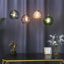 GobekUsa Glass Ball Pendant LED Chandelier for Bedroom Dining Room Kitchen