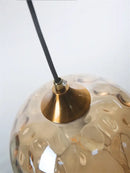 GobekUsa Glass Ball Pendant LED Chandelier for Bedroom Dining Room Kitchen