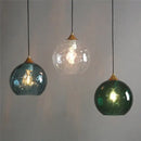 GobekUsa Glass Ball Pendant LED Chandelier for Bedroom Dining Room Kitchen
