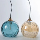 GobekUsa Glass Ball Pendant LED Chandelier for Bedroom Dining Room Kitchen