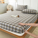 GobekUsa Coarse Cotton Queen Fitted Sheet: Comfortable, Durable Maternal Child Bedding