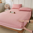 GobekUsa Coarse Cotton Queen Fitted Sheet: Comfortable, Durable Maternal Child Bedding