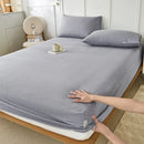 GobekUsa Coarse Cotton Queen Fitted Sheet: Comfortable, Durable Maternal Child Bedding