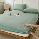 GobekUsa Coarse Cotton Queen Fitted Sheet: Comfortable, Durable Maternal Child Bedding