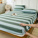 GobekUsa Coarse Cotton Queen Fitted Sheet: Comfortable, Durable Maternal Child Bedding