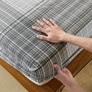 GobekUsa Coarse Cotton Queen Fitted Sheet: Comfortable, Durable Maternal Child Bedding