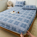 GobekUsa Coarse Cotton Queen Fitted Sheet: Comfortable, Durable Maternal Child Bedding