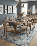 Art Silk Area Rug Blue Beige Black Antique Finish Traditional Heriz Medallion Design