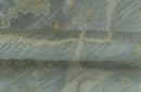Blue And Beige Traditional Oushak Design Hand Knotted 6x9 wool area rug