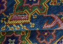 Blue and Beige Traditional Turkish Design Wool Hand Knotted Multi Sizes Area Rug by The Rug Decor