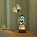 GobekUsa Liuguang Qingying Vase Night Light - Elegant Flower Table Lamp