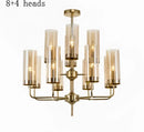 GobekUsa Glass Chandelier: Elegant Nordic Design Hanging Lamp for Kitchen Island, Restaurant, and Home