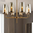 GobekUsa Glass Chandelier: Elegant Nordic Design Hanging Lamp for Kitchen Island, Restaurant, and Home